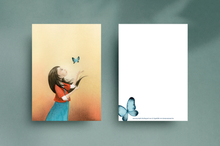 Butterfly - enkele kaart + omslag                                               
