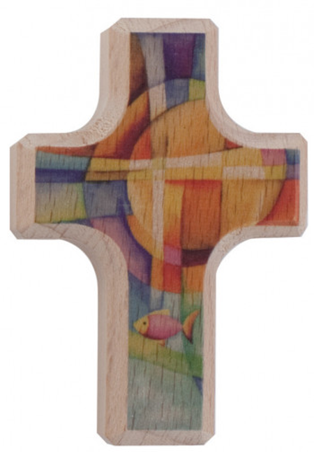 Kruisje - hout - 6x4 cm                                                         