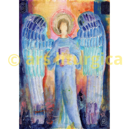 Engel der wijsheid - 14,8 x 10,5 - dubbele kaart met omslag                     